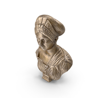 Claudia Olympias Bronze Bust PNG & PSD Images