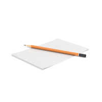 Paper With Pencil PNG & PSD Images