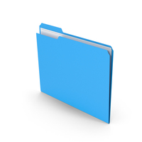 File Folder Blue PNG & PSD Images