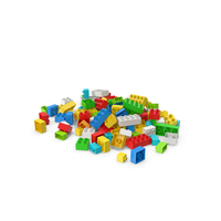 Pile Of Brick Toys PNG & PSD Images