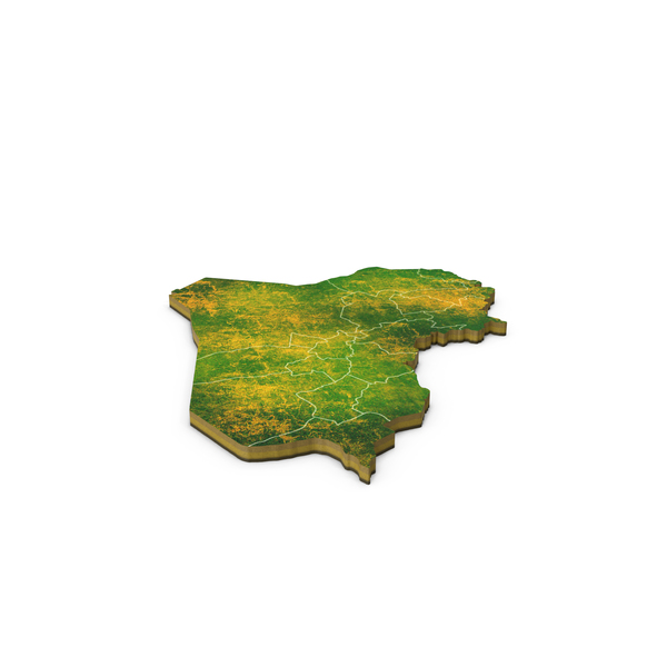 Iraq Country Map PNG & PSD Images