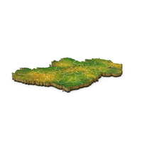 Ireland Detailed Country Map PNG & PSD Images