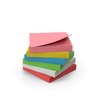 Sticky Notes Stack PNG & PSD Images