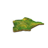 Kenya Detailed Country Map PNG & PSD Images