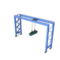 RTG Crane and Container PNG & PSD Images