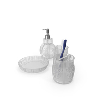Glass Bathroom Accessories PNG & PSD Images