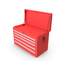 Tool Box with Sliding Racks PNG & PSD Images
