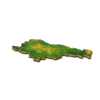 Slovenia Country Map PNG & PSD Images