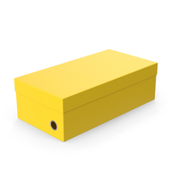 Shoe Box Yellow PNG & PSD Images