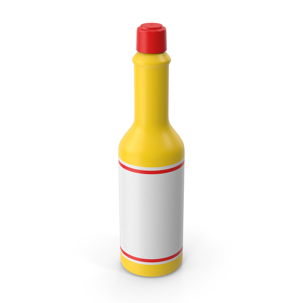 Hot Sauce Bottle Yellow PNG & PSD Images