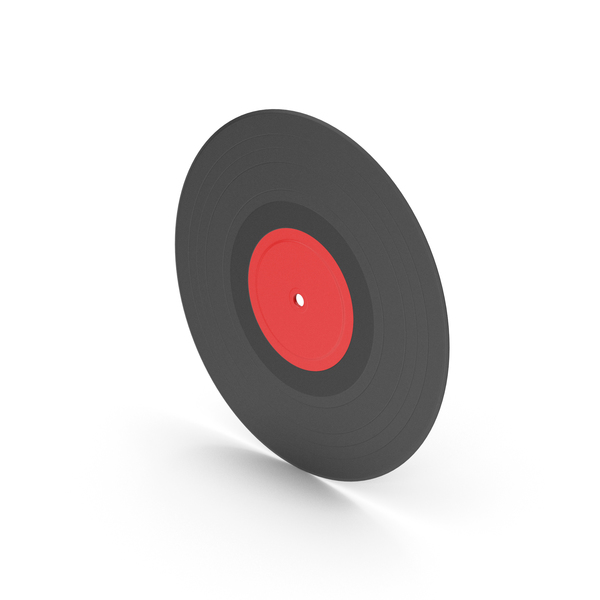 Record Vinyl Red PNG & PSD Images