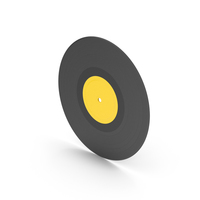 Record Vinyl Yellow PNG & PSD Images