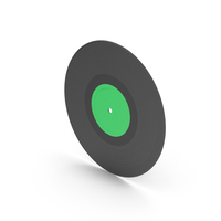 Record Vinyl Green PNG & PSD Images