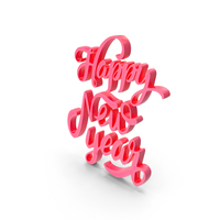 Happy New Year Pink PNG & PSD Images