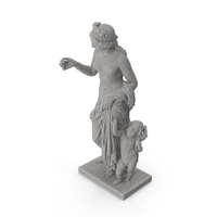 Stone Venus with Apple Cupid Base PNG & PSD Images