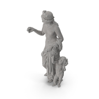 Venus with Cupid Stone PNG & PSD Images