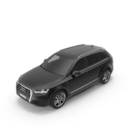 Audi Q7 2016 Black PNG & PSD Images