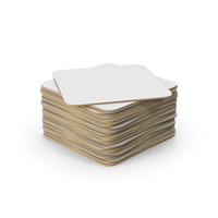 Stack Of Paper Coasters PNG & PSD Images