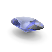 Oval Cut Blue Sapphire PNG & PSD Images