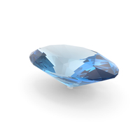 Oval Cut Blue Topaz PNG & PSD Images