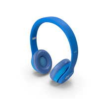 Monster Beats Solo HD Blue PNG & PSD Images