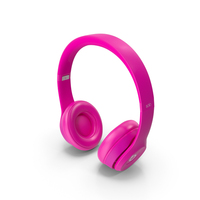 Monster Beats Solo HD Pink PNG & PSD Images