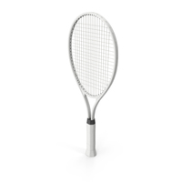 Tennis Racket White PNG & PSD Images