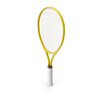 Tennis Racket Yellow PNG & PSD Images