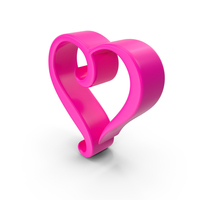Symbol Heart Fuchsia PNG & PSD Images