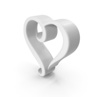 Symbol Heart White PNG & PSD Images