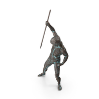 Hunter Statue Bronze Outdoor PNG & PSD Images