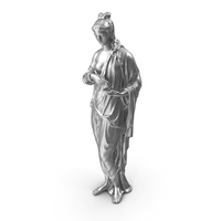Hygieia Health Goddess Metal Statue PNG & PSD Images