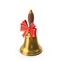 hand Bell With Bow PNG & PSD Images