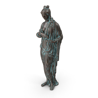 Hygieia Health Goddess Statue Bronze Outdoor PNG & PSD Images