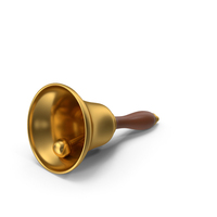 Hand Bell Gold PNG & PSD Images