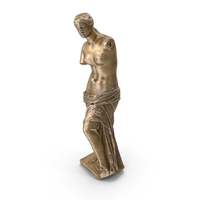 Bronze Venus de Milo PNG & PSD Images