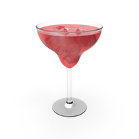 Red Cocktail With Ice PNG & PSD Images
