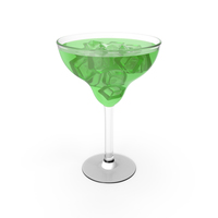 Green Cocktail With Ice PNG & PSD Images