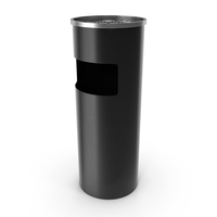 Metal Litter Rubbish Bin PNG & PSD Images