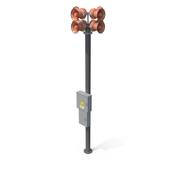 Outdoor Warning Siren PNG & PSD Images
