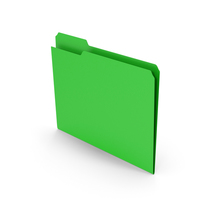 Green File Folder Empty PNG & PSD Images