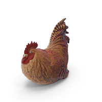 Multicolored Rooster PNG & PSD Images