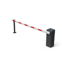 Automatic Road Barrier PNG & PSD Images