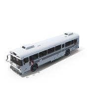 School Bus 2000 Blue Bird All American PNG & PSD Images