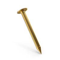 Concrete Nail Gold PNG & PSD Images