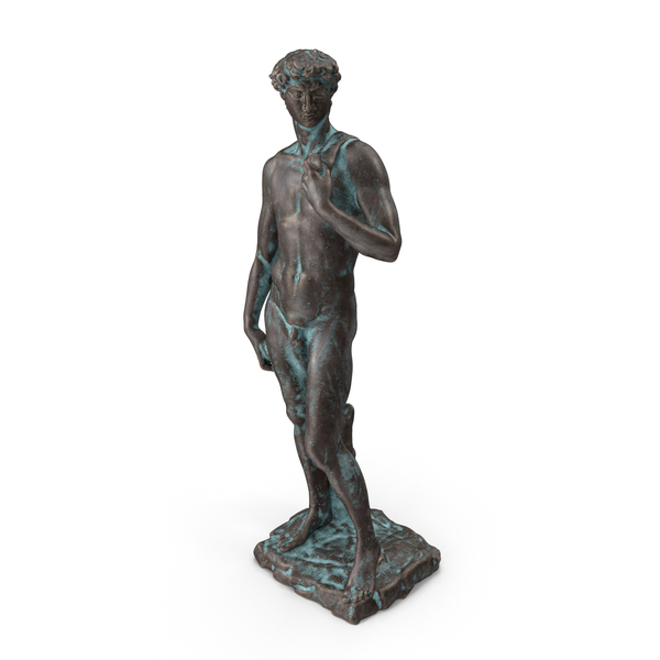 David Statue Base Bronze Outdoor PNG & PSD Images