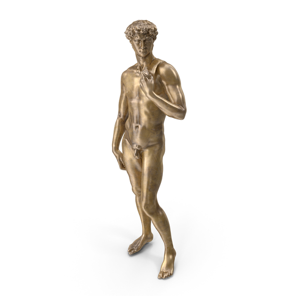 David Statue Bronze PNG & PSD Images