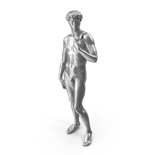 Metal David Statue PNG & PSD Images