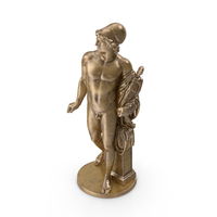 Diomedes Statue Base Bronze PNG & PSD Images