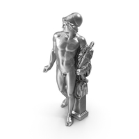 Diomedes Statue Metal PNG & PSD Images